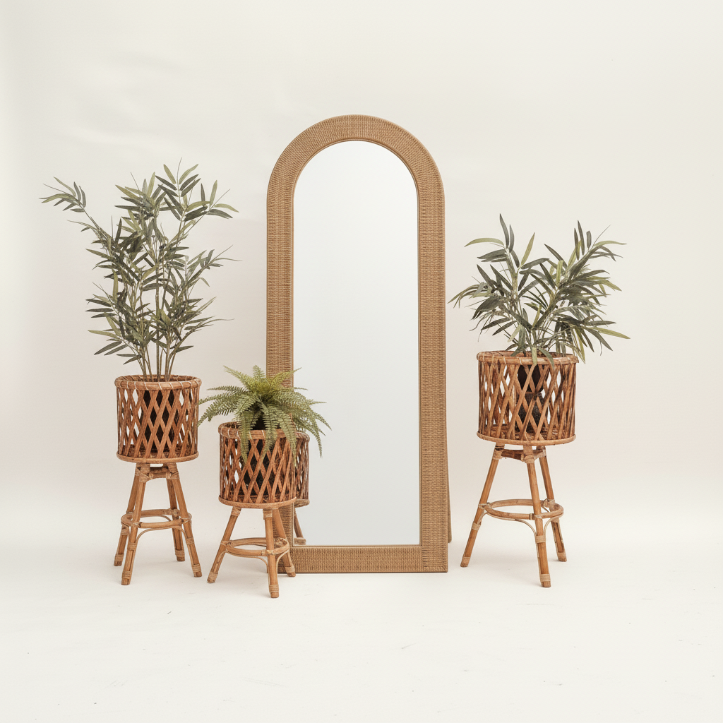 Mirrors and Planters