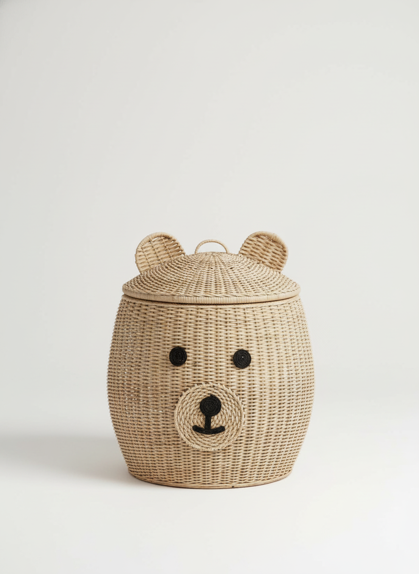 Bear Face Cane Storage Basket (18 inch)