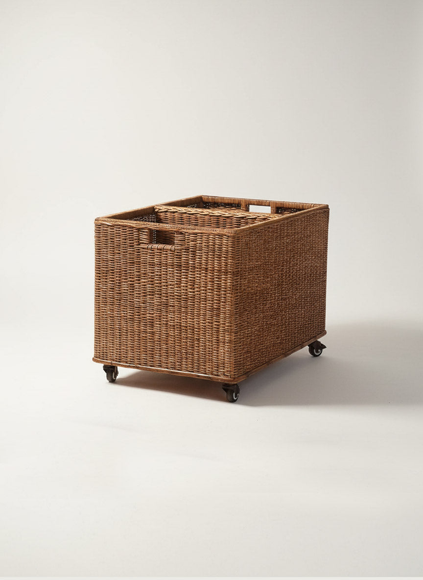 Cane Rolling Storage Crate (With Wheels)