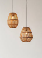 Cane Taper Pendant Lamp Shade (2 Sizes)