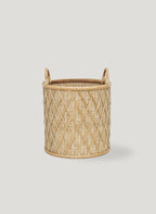 Diamond Weave Cane Planter