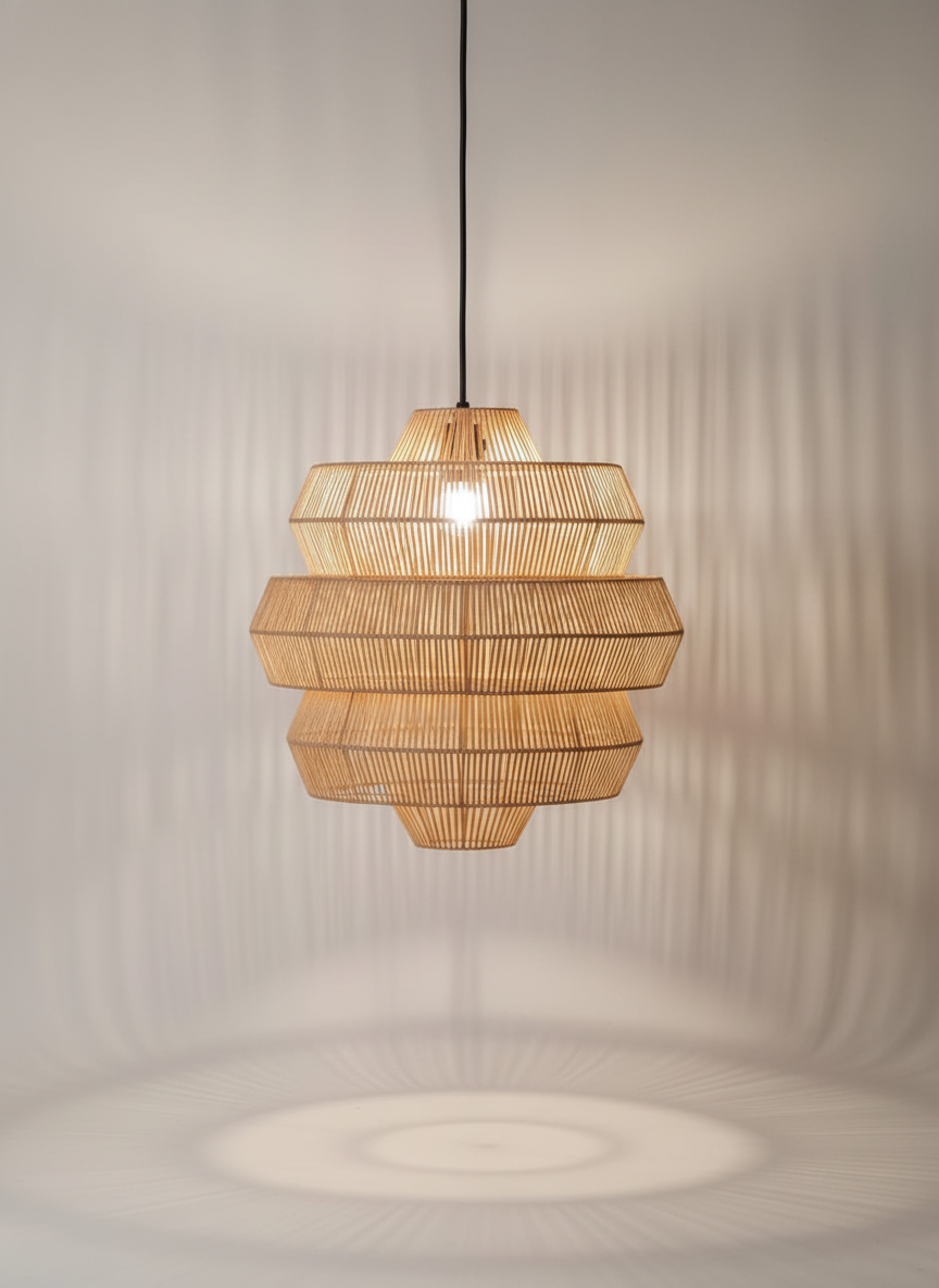 Hexa Cane Pendant Lamp Shade