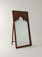 Moroccan Arch Cane Mirror with Stand